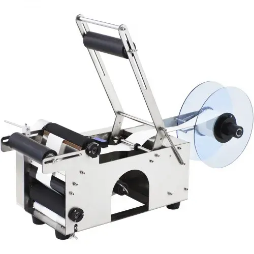VEVOR Halbautomatischer MT-50 Flaschen Etikettiermaschine Etikettenapplikator – Bild 9