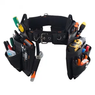 VEVOR Werkzeuggürtel, 18 Taschen, Profi-Handwerkergürtel, Hammerhalter, Werkzeughalter, Arbeitsgürtel für Elektriker, Schreiner & Bauarbeiter, Schürzenorganizer, verstellbar von 800 bis 1310 mm VEVOR Werkzeuggürtel, 18 Taschen, Profi-Handwerkergürtel, Hammerhalter, Werkzeughalter, Arbeitsgürtel für Elektriker, Schreiner & Bauarbeiter, Schürzenorganizer, verstellbar von 800 bis 1310 mm
