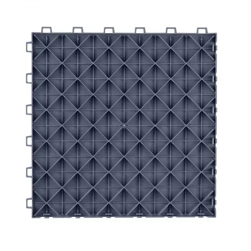 VEVOR Garagen-Bodenbeschläge, 305 x 305 x 13,4 mm, 50er-Set Industrieboden, rutschfeste doppelseitige Struktur-Garagenboden, für Garagen, Keller, Reparaturwerkstätten, Graphitgrau – Bild 9