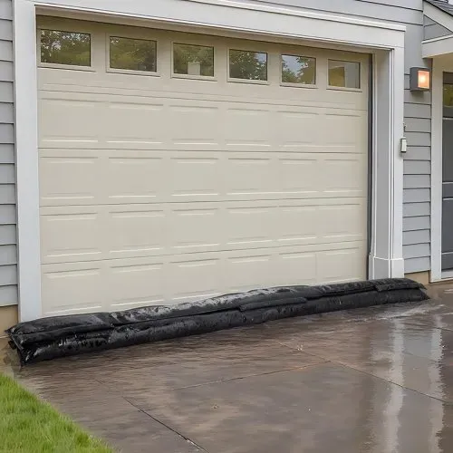VEVOR Sandsäcke (sandfrei) 8-tlg. (305 x 21 cm) Hochwasserbarriere Hochwasserschutz, Überschwemmungsschutzsäcke für Haus Tür Keller Garage Hochwassersäcke Hochwassersperre – Bild 7