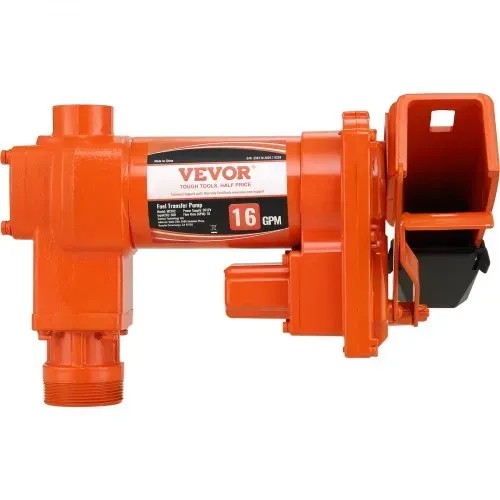 VEVOR Kraftstoff-Transferpumpe, 12 V DC, 60,5 L/min, 1/4 PS, Benzin-Absaugpumpe mit Düse, Auslassschlauch & Saugrohr für Benzin, Diesel, Kerosin, Ethanol- und Methanolmischungen und Biodiesel – Bild 8