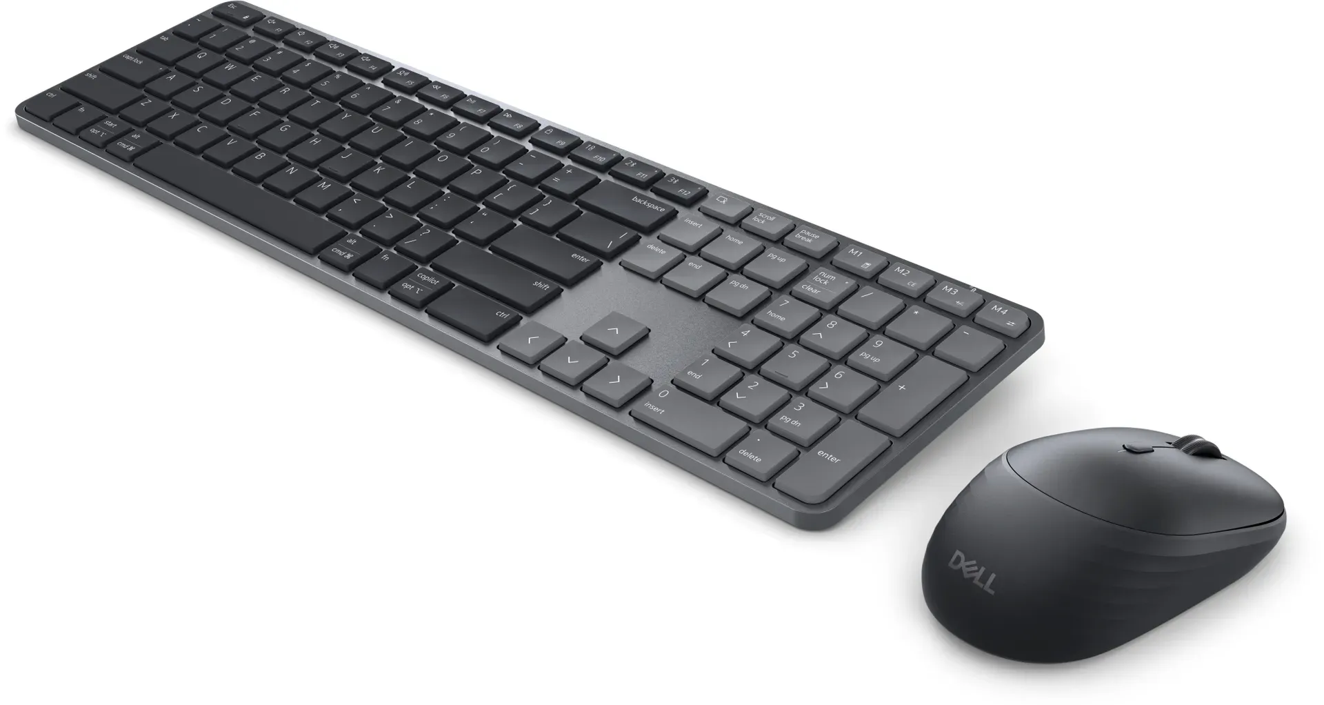 DELL Pro 7 Slim KM726 Tastatur Maus enthalten Heimbüro RF Wireless + Bluetooth QWERTZ Deutsch Schwarz – Bild 2