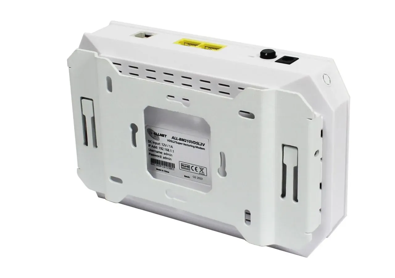 ALLNET ISP Bridge Modem VDSL2 / SuperVectoring zbh. Wandhalter für ALL-BM210 – Bild 6
