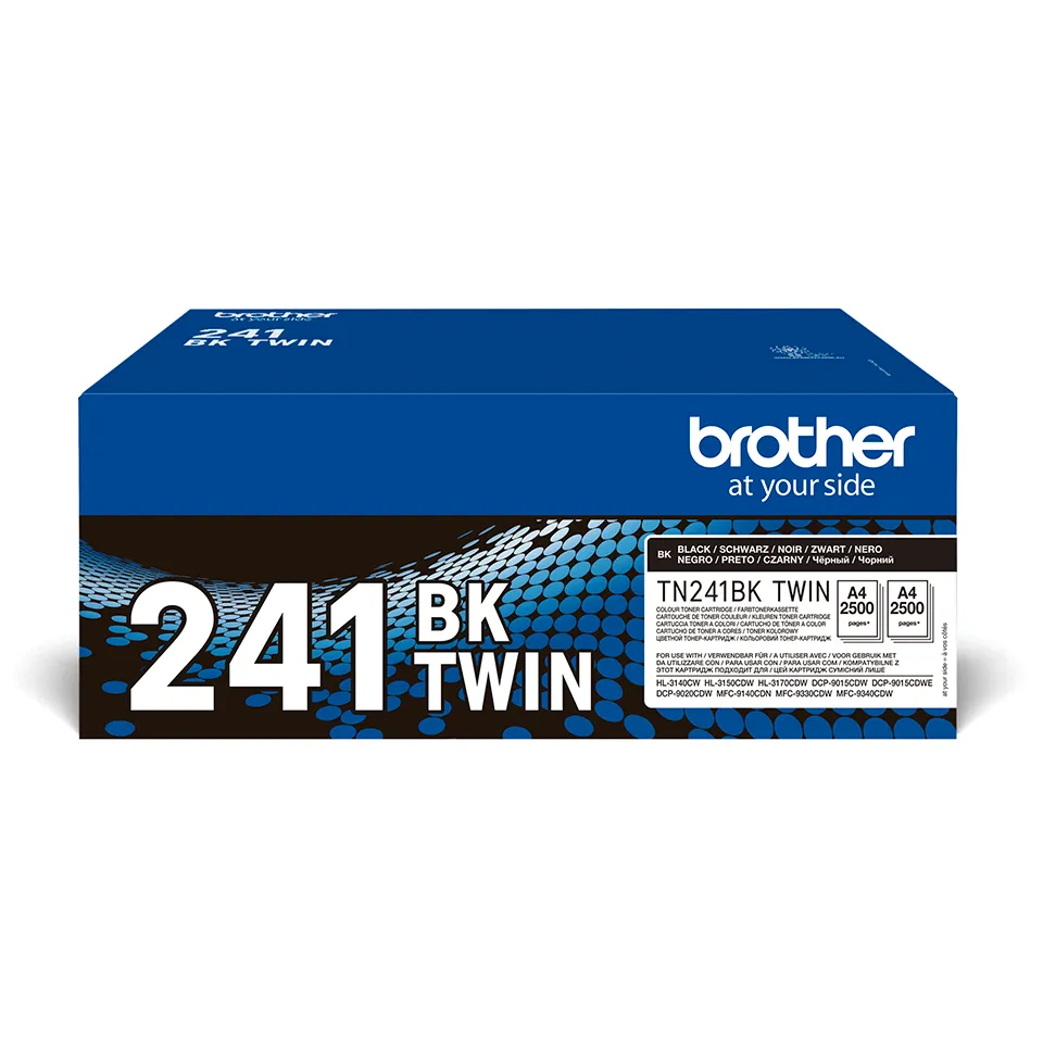Brother TN-241BKTWIN Tonerkartusche 2 Stück(e) Original Schwarz Brother TN-241BKTWIN Tonerkartusche 2 Stück(e) Original Schwarz