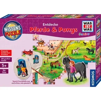 Wissenspuzzle WAS IST WAS Junior: Entdecke den Ponyhof Wissenspuzzle WAS IST WAS Junior: Entdecke den Ponyhof