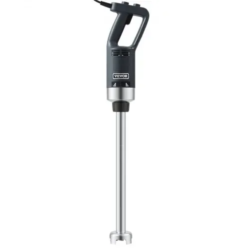 VEVOR Pürriermixer Elektrische Stabmixer 750 W, Hochleistungs-Pürierstab Einstellbare Drehzahlen, Edelstahl Mehrzweck Stabmixer 855 mm Abnehmbarer Rührstab, inkl. Wandhaken & Ersatzklingenkopf – Bild 8