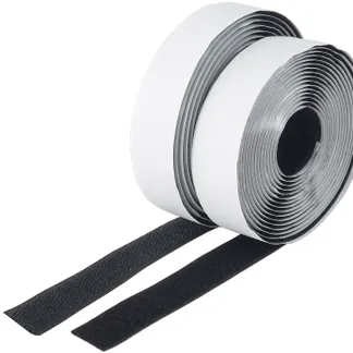 Klettband 10m auf Rolle, selbstklebend 2-lagig, 1000x2cm, schwarz, 2×1 Rolle Klettband 10m auf Rolle, selbstklebend 2-lagig, 1000x2cm, schwarz, 2×1 Rolle