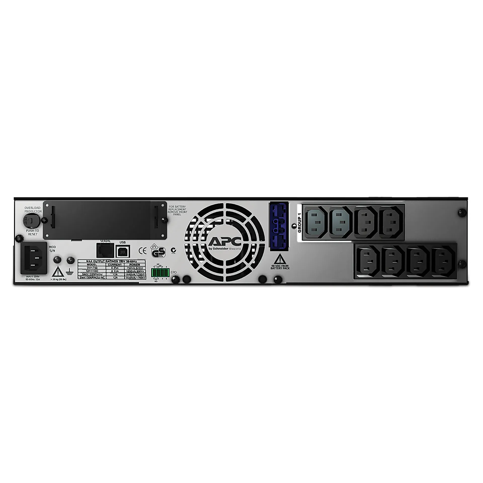 APC Smart-UPS X SMX750I - 750VA, 8x C13, Ausgang, USB, erweiterbare Laufzeit – Bild 2