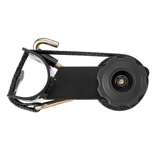 VEVOR Spanngurte für Leitergestell, 47,5–50,8 mm, schwarze Rundrohrbefestigung, 38 mm x 2,25 m, Ratschengurte mit doppelten J-Haken, 226,8 kg Traglast, mit Schnallenverschluss (2er-Pack) – Bild 10