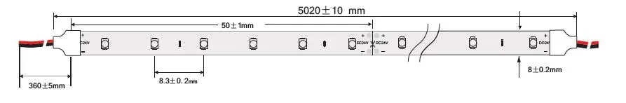 Synergy 21 LED Flex Strip 2835 - 140 WW DC24V 48W IP62 CRI>90 – Bild 6