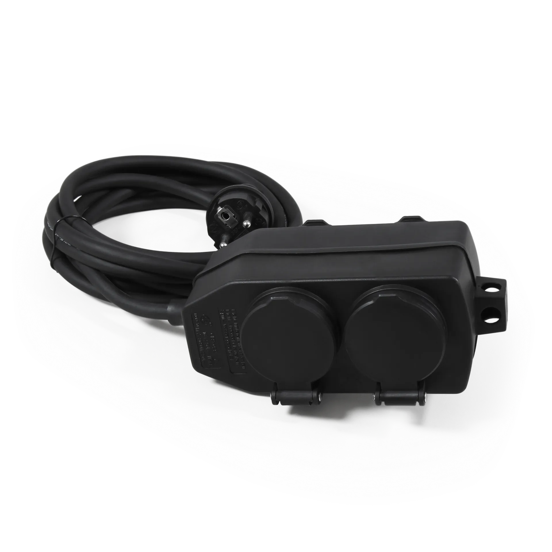 Steckdosenblock McPower für Außen, 4-fach, IP44, mit Aufhänger, 3m Zuleitung Steckdosenblock McPower für Außen, 4-fach, IP44, mit Aufhänger, 3m Zuleitung