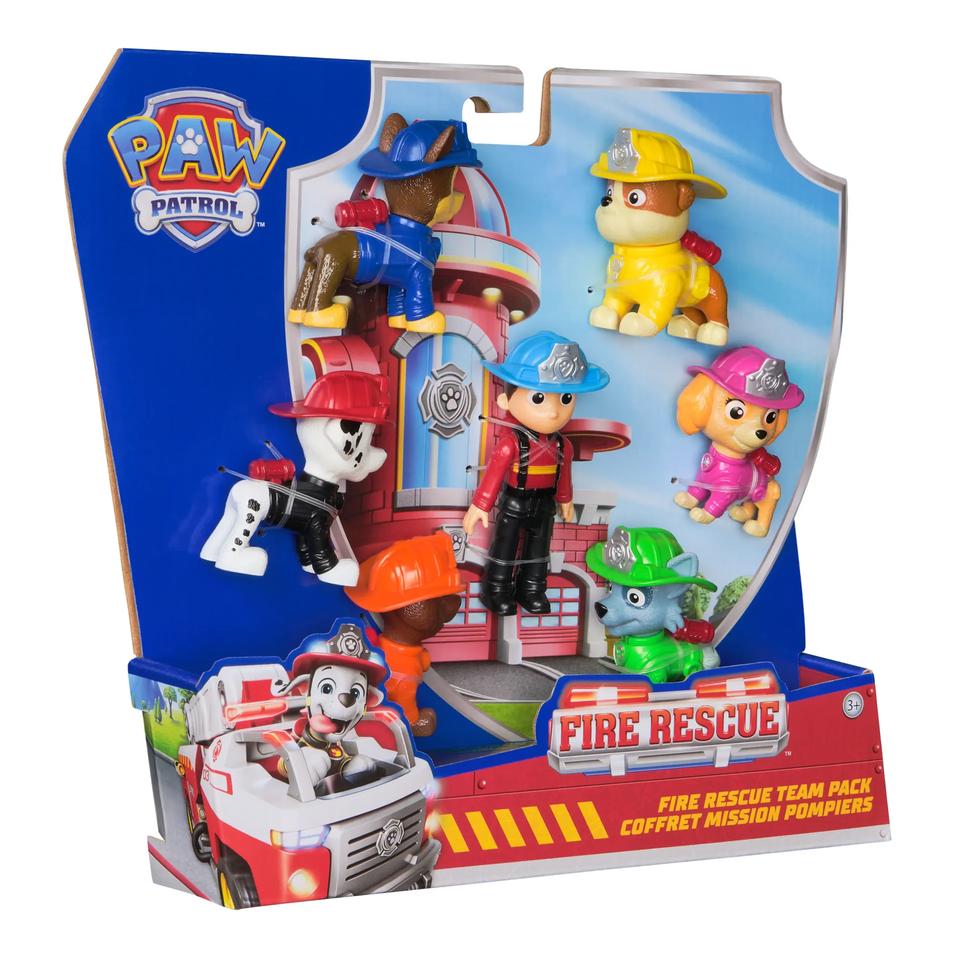 PAW Patrol Fire Rescue - Hundefiguren Geschenkset mit 7 Spielfiguren zum Sammeln – Bild 6