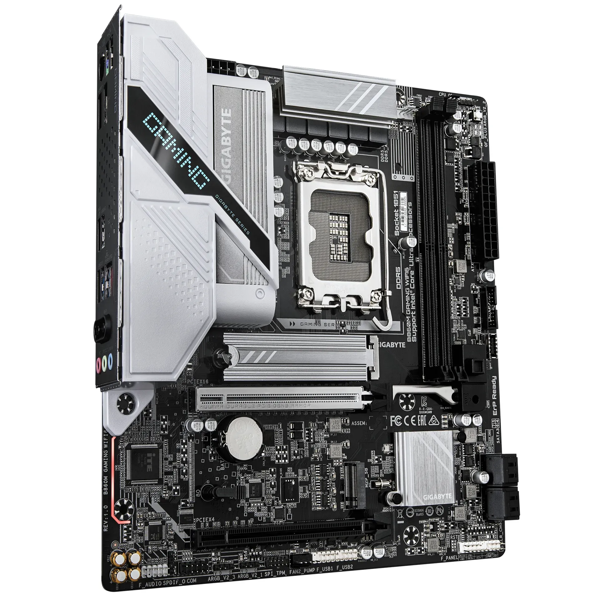 GIGABYTE B860M GAMING WIFI6 Mainboard - Intel Core Ultra Series CPUs, 8+1+2 Phases VRM, bis zu 9066MHz DDR5, 1xPCIe 5.0 + 1xPCIe 4.0 M.2, 2.5GbE LAN, WIFI 6, USB 3.2 Gen 1 – Bild 3