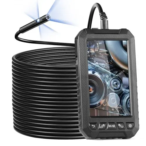 VEVOR Endoskopkamera Inspektionskamera 1080P Rohrkamera 15m Kabel 12,7 cm Display – Bild 8
