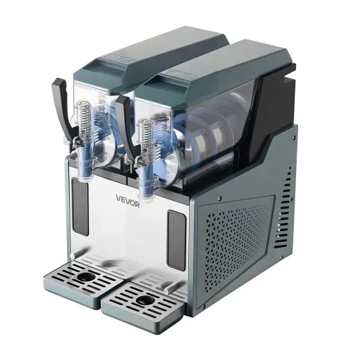 VEVOR Slush Maschine 2 x 4 L, Slusheis Eisbereiter 455 W (kein Eis nötig), Elektrische Margarita-Maschine mit Selbstreinigungsfunktion, Geeignet für Frozen Margaritas Frappés Milchshakes Shakes – Bild 9
