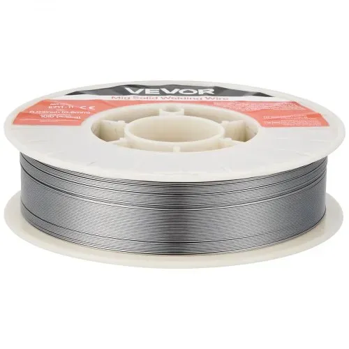 VEVOR Fülldraht 0,8 mm, MIG Schweißdraht E71T-11, 4,5 kg Gaslose Drahtrolle für Baustahl mit Geringer Spritzerbildung für Alle Schweißpositionen, Selbstschützend für den Außeneinsatz, 1 Stk. – Bild 8