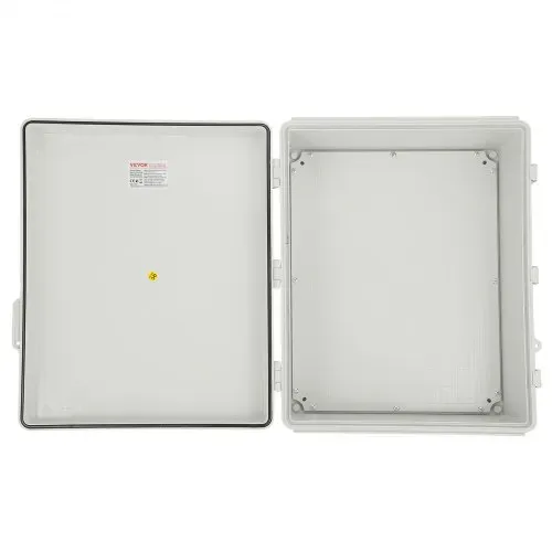 VEVOR Abzweigkasten 530 x 430 x 200 mm, Elektrogehäusekasten aus ABS-Kunststoff mit Scharnierdeckel, Edelstahlverschluss, IP67 staubdicht und wasserdicht für elektrische Projekte im Freien – Bild 10