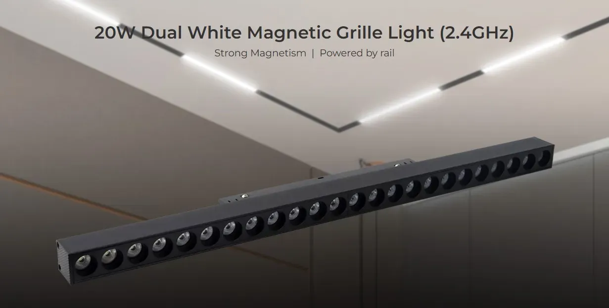 MiBoxer MG2-20N-ZL V2 LED 48V Track Grille Light 20W CCT 2,4G – Bild 3