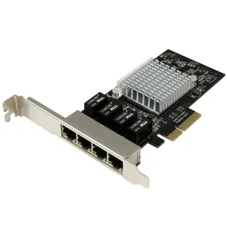 StarTech.com 4 Port PCI Express Gigabit Ethernet Netzwerkkarte – Intel I350 NIC StarTech.com 4 Port PCI Express Gigabit Ethernet Netzwerkkarte – Intel I350 NIC