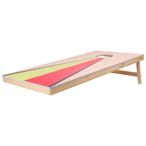 VEVOR Cornhole Spiel Set (1255 x 600 x 302 mm) Cornhole-Spielbretter, tragbares Wurfbrett aus Massivholz, Cornhole-Spiel für Erwachsene, inkl. 8 Sitzsäcken & Griff, für Garten Hinterhof Camping – Bild 9