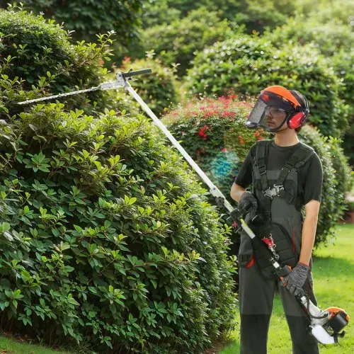 VEVOR 6-in-1 Heckentrimmer Benzin-Heckenschere 52CC Langstielheckenschere – Bild 7