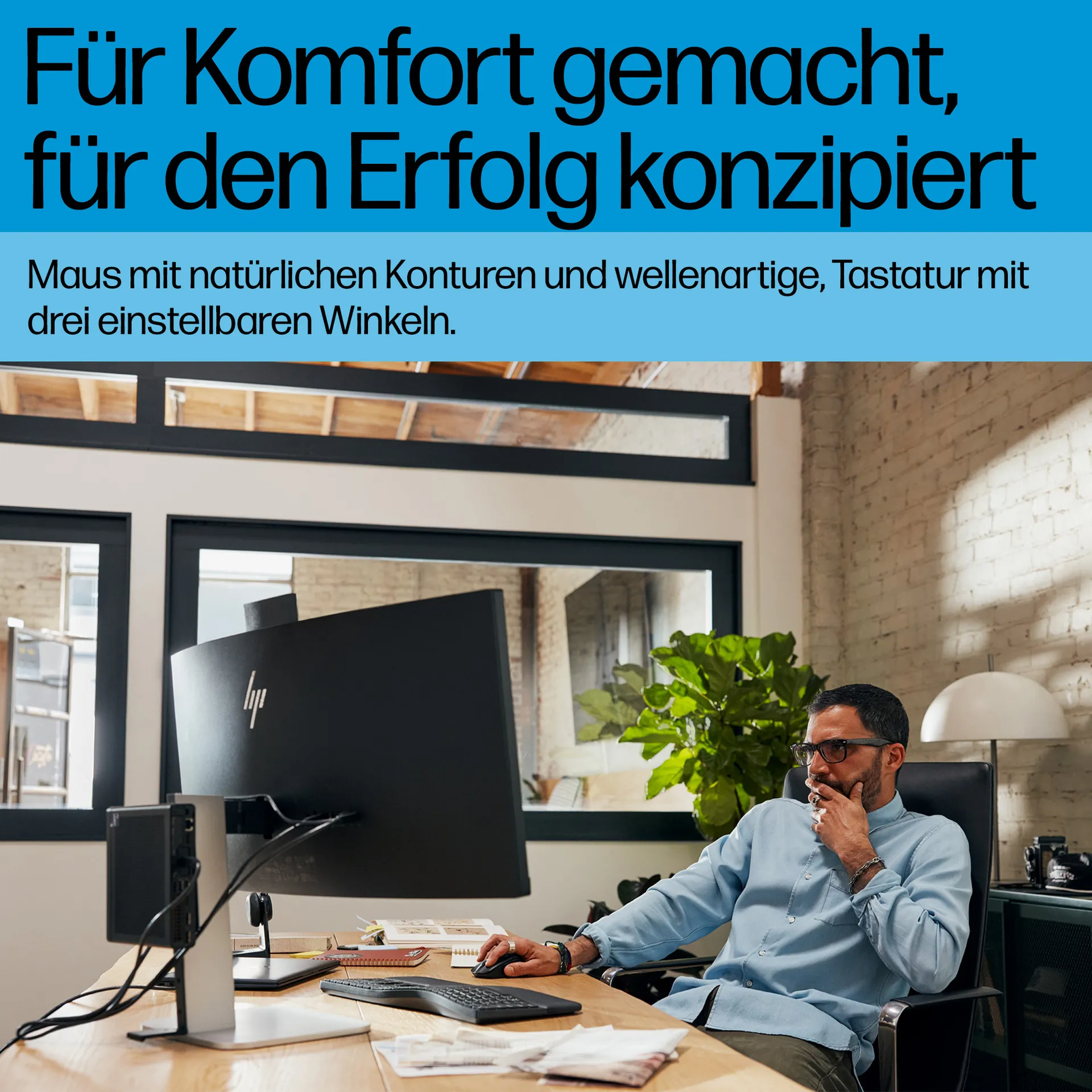 HP 685 Comfort Dual-Mode-Tastatur und -Maus – Bild 2