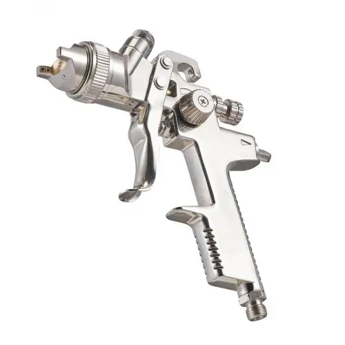 VEVOR LVLP-Lackierpistole, Spritzpistole mit Schwerkraftzufuhr & 3 Düsen (1,3/1,4/1,7 mm), 600 ml Fassungsvermögen, Farbsprüh-Set mit Luftregler für Möbel, Autolackierung, Heimwerkerarbeiten – Bild 9