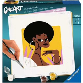 CreArt – Damenportrait, Malen CreArt – Damenportrait, Malen