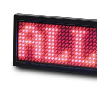 ALLNET Namensschild elektronisch programmierbar Seriell – Farbe rot ALLNET Namensschild elektronisch programmierbar Seriell – Farbe rot