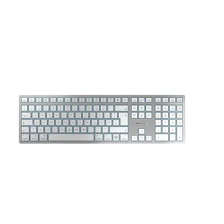 CHERRY KW 9100 SLIM FOR MAC Tastatur Universal USB + Bluetooth QWERTZ Deutsch Silber CHERRY KW 9100 SLIM FOR MAC Tastatur Universal USB + Bluetooth QWERTZ Deutsch Silber
