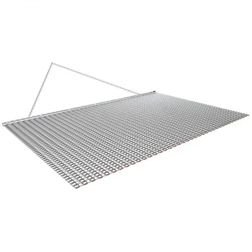 VEVOR Schleppegge, 201x122 cm, Wiesenegge, Wiesenschleppe, Feldegge aus Verzinktem Stahl mit Anhängekette, Anbaugerät für ATVs, UTVs & Traktoren zum Einebnen von Schotterwegen, Fahrspuren & Feldern – Bild 10