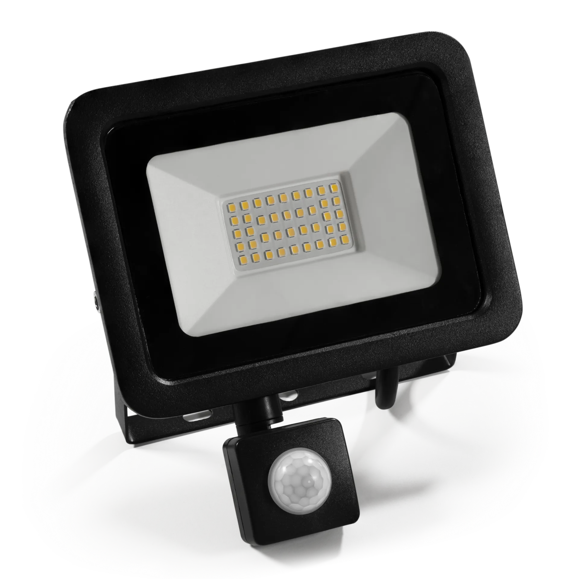 LED-Außenstrahler McShine “Slim“ 30W, 2250lm, IP66, 4000K, Bewegungsmelder LED-Außenstrahler McShine “Slim“ 30W, 2250lm, IP66, 4000K, Bewegungsmelder