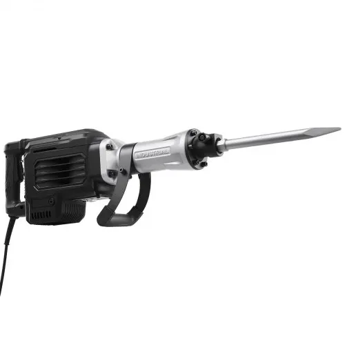 VEVOR Abbruchhammer elektrischer Betonhammer 2800 W, 1200 BPM Presslufthammer mit Spitzmeißel & Flachmeißel & Tragekoffer & Handschuhe & Schutzbrille, für Beton Wände Ziegel Fliesen Fundamente – Bild 9
