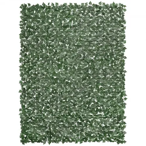 VEVOR Sichtschutzzaun aus Efeu, 2440 x 1830 mm, künstliche Pflanzenwand, Efeuzaun mit verstärkter Verbindung, künstliche Hecken mit Weinblättern als Dekoration für Garten, Hof, Balkon oder Terrasse – Bild 8
