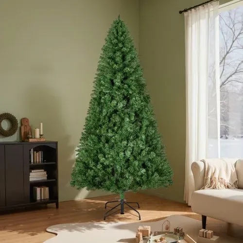 VEVOR Weihnachtsbaum künstlich, 2,2 m Tannenbaum, Christbaum, Naturgetreu, mit 1346 Zweigspitzen und stabilem Metallständer für die Dekoration von Zuhause, Partys und Büros – Bild 7