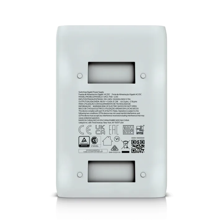 Ubiquiti PoE Injector • PoE+ • 30W • 2,5 GbE • UACC-PoE+-2.5G – Bild 3