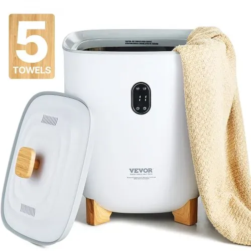 VEVOR 25L großer Handtuchwärmer-Eimer, Handtuchwärmer mit LED-Bildschirm und Heizsäulen unten, intelligenter Handtuchwärmer mit einstellbarem Timer für Badezimmer, Bademantel, Decke und Pyjama, automatische Abschaltung, weiß VEVOR 25L großer Handtuchwärmer-Eimer, Handtuchwärmer mit LED-Bildschirm und Heizsäulen unten, intelligenter Handtuchwärmer mit einstellbarem Timer für Badezimmer, Bademantel, Decke und Pyjama, automatische Abschaltung, weiß