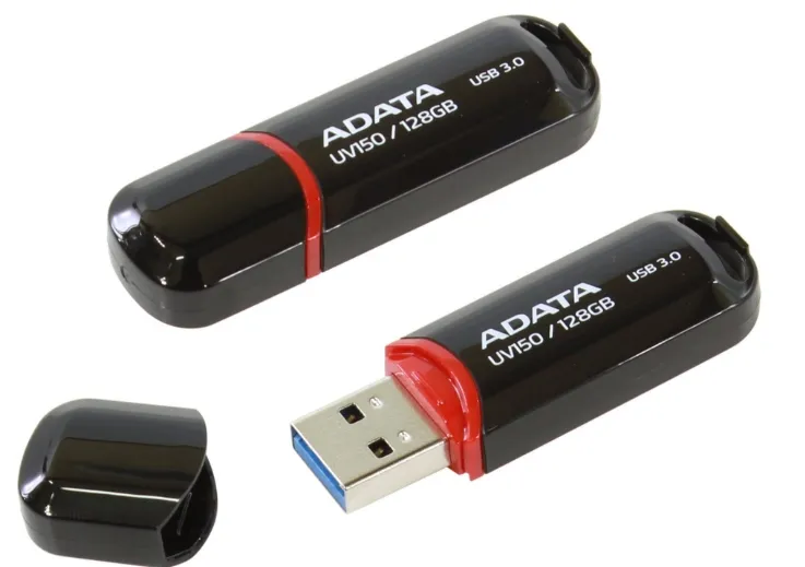 ADATA AUV150-128G-RBK USB-Stick 128 GB USB Typ-A 3.2 Gen 1 (3.1 Gen 1) Schwarz ADATA AUV150-128G-RBK USB-Stick 128 GB USB Typ-A 3.2 Gen 1 (3.1 Gen 1) Schwarz