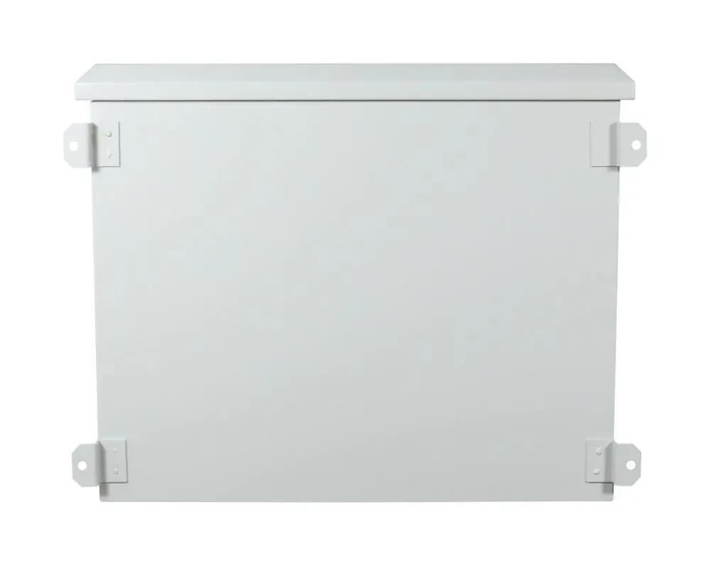 ALLNET 19"Wandgehäuse, 12HE, T638mm, Lichtgrau, IP55, SO-Serie, incl. 4-Fach Lüftereinheit – Bild 8