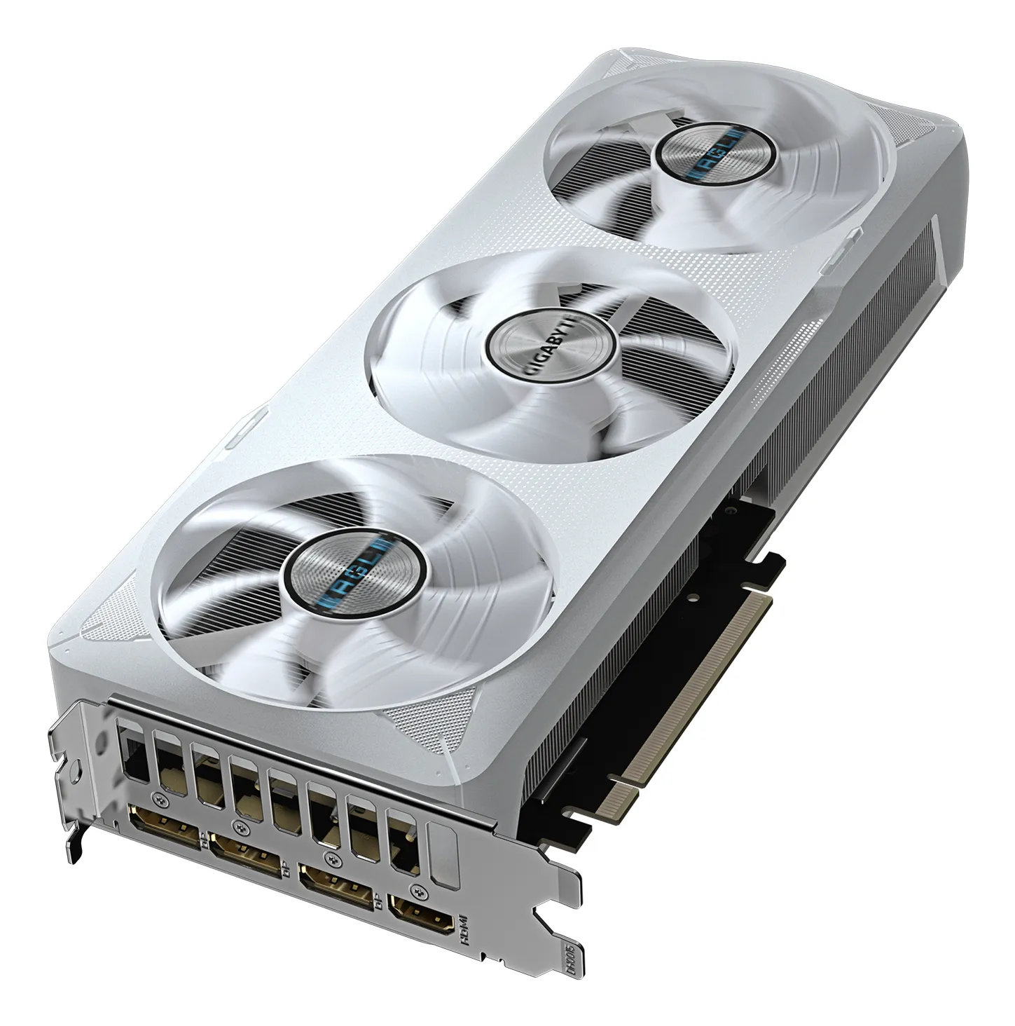 GIGABYTE GeForce RTX 5070 EAGLE OC ICE SFF 12G Grafikkarte - 12GB GDDR7, 192 Bit, PCI-E 5.0, 2587 MHz Core Clock, 3 x DP 2.1a, 1 x HDMI 2.1b, NVIDIA DLSS 4, GV-N5070EAGLEOC ICE-12GD – Bild 4