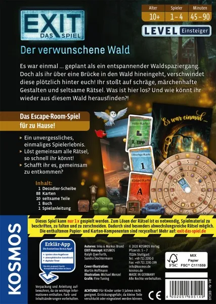 Kosmos EXIT - Das Spiel: Der verwunschene Wald – Bild 2