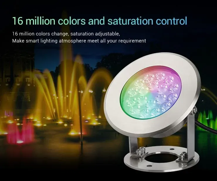 MiBoxer UW03 RGB+CCT LED Unterwasserleuchte 9W LoRa 433MHz IP68 – Bild 6