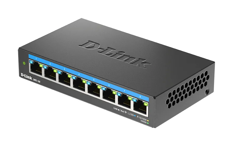 D-Link 8-Port 2.5G Multi-Gigabit Desktop Switch – Bild 4