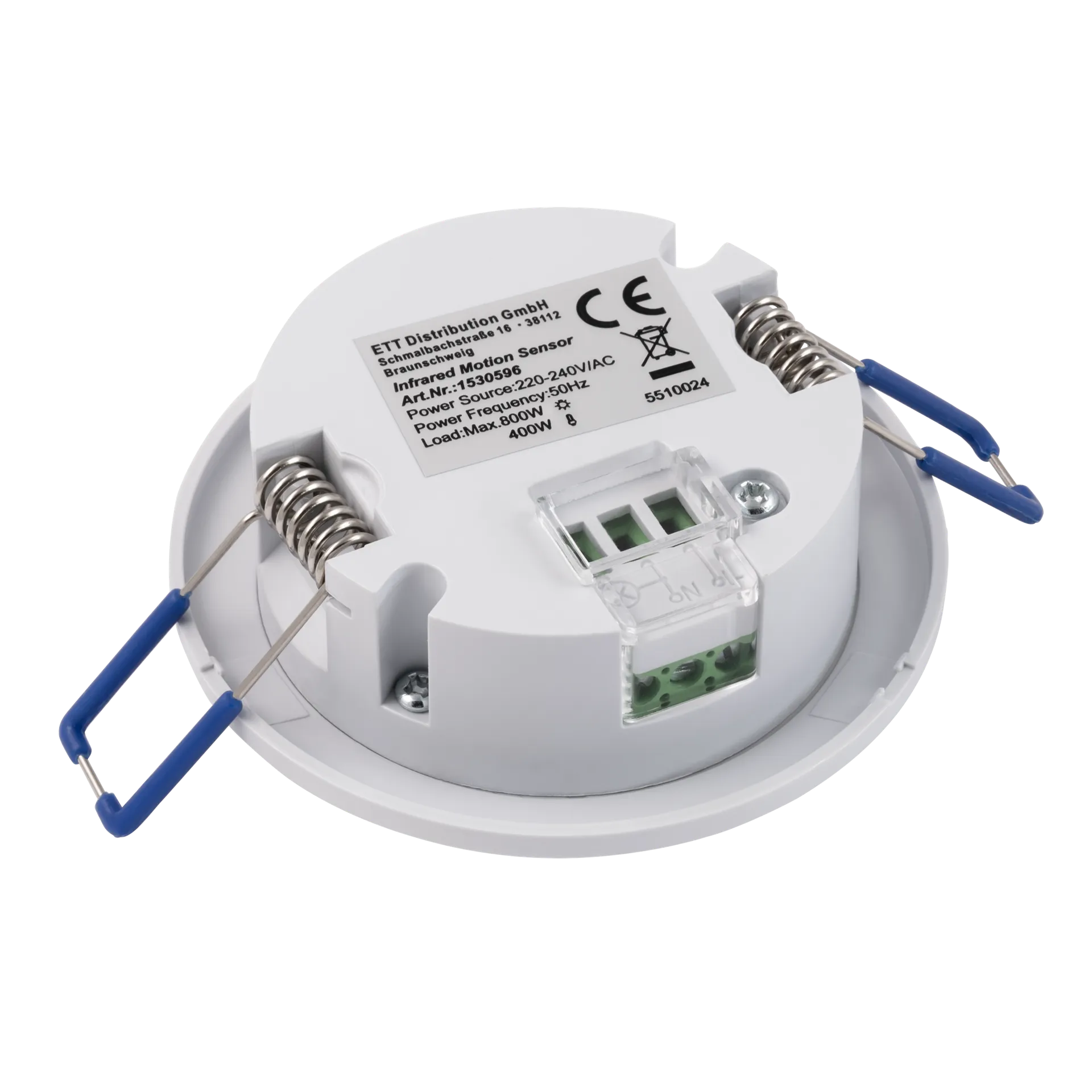 Decken IR Bewegungsmelder McShine ''LX-44'' 360°, 800W, LED geeignet, weiß – Bild 5