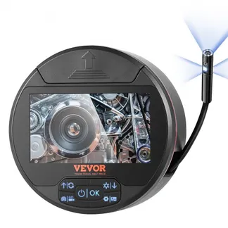 VEVOR Borescope-Endoskopkamera mit Dreifachobjektiv und Licht, Inspektionskamera mit 4,3-Zoll-IPS-Bildschirm mit 8 + 2 Lichtern, IP67 wasserdichte Snake-Scope-Kamera für Automobile, Sanitär (16,4 Fuß Kabel, 32 GB Karte) VEVOR Borescope-Endoskopkamera mit Dreifachobjektiv und Licht, Inspektionskamera mit 4,3-Zoll-IPS-Bildschirm mit 8 + 2 Lichtern, IP67 wasserdichte Snake-Scope-Kamera für Automobile, Sanitär (16,4 Fuß Kabel, 32 GB Karte)