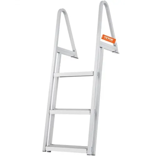 VEVOR Anlegeleiter 3 Stufen 159kg Bootsanlegeleiter abnehmbar 610x455x1225mm – Bild 10