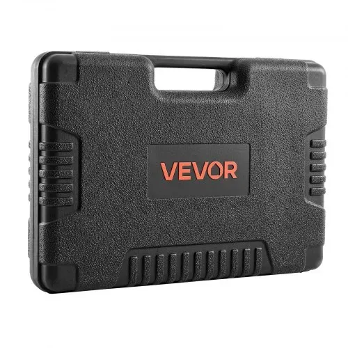 VEVOR Steckschlüsselsatz 69-tlg. 9,5 & 6,4 mm Antriebssteckschlüssel und Ratschensatz, SAE und metrisch, tief und Standard, mit Zubehör und Aufbewahrungskoffer, CR-V-Legierungsstahl – Bild 9