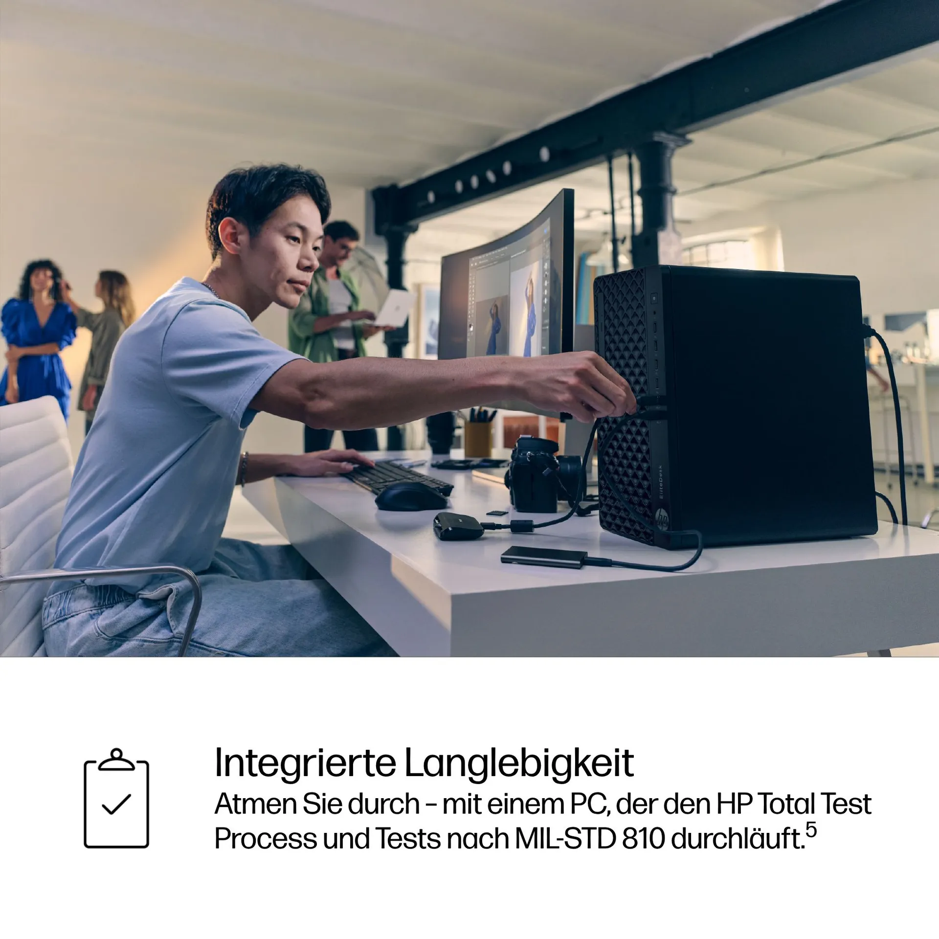 HP EliteDesk 8 Tower G1i AI Intel Core Ultra 5 235 16 GB DDR5-SDRAM 512 GB SSD Windows 11 Pro PC AI PC Schwarz – Bild 7