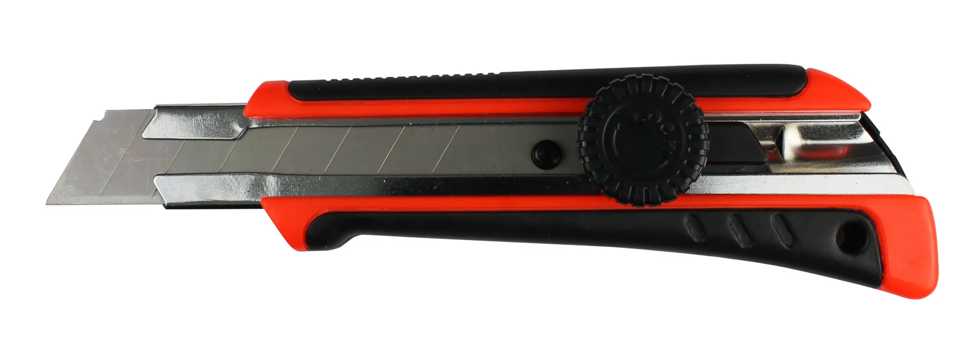 Abbrechmesser, 18mm Klinge, Gummigriff Abbrechmesser, 18mm Klinge, Gummigriff