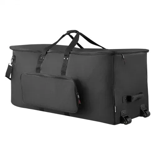 VEVOR Schlagzeugtasche, Drummer Hardware Bag, 1010x510x440 mm, mit 6 herausnehmbaren Trennwänden, Rollen & 3 Außentaschen, wasserabweisend & gepolstert, sicherer Transport von Equipment & Instrumente – Bild 10